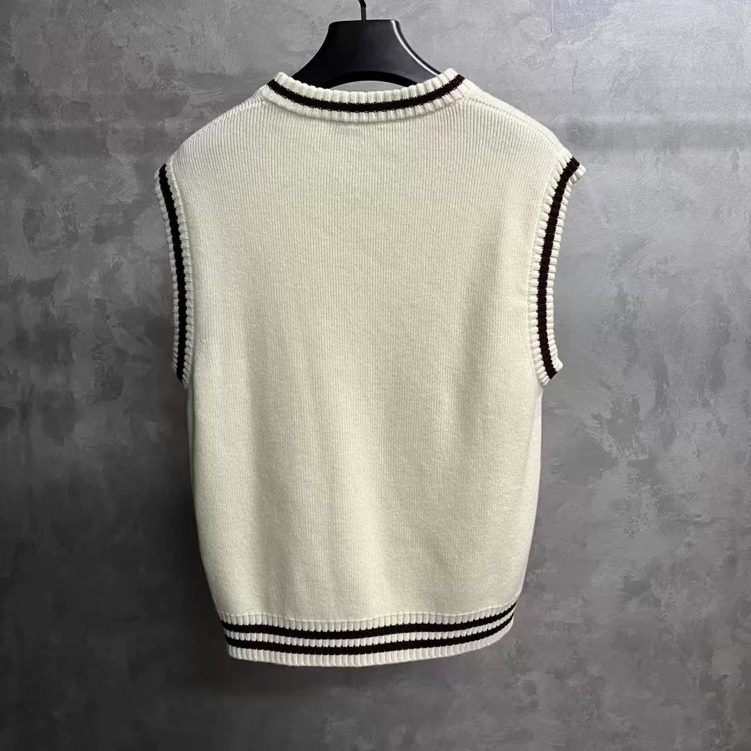 Louis Vuitton Louis Vuitton 2024 White Wool Vest Size US M / EU 48-50 / 2 - 4 Thumbnail