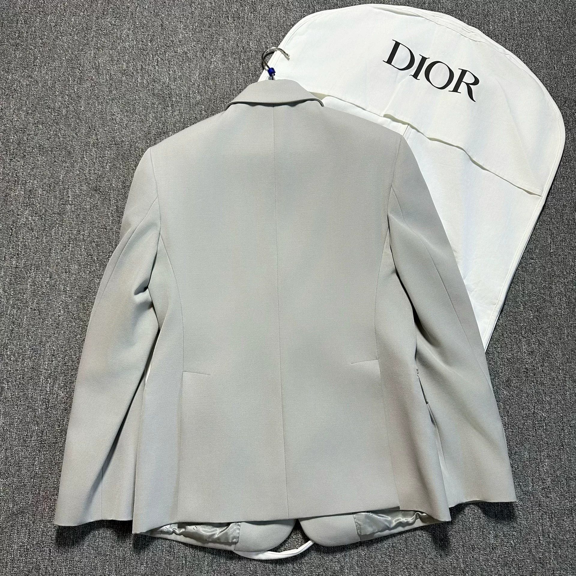 Dior Dior Glacier Silver Wool Blazer Size US S / EU 44-46 / 1 - 3 Thumbnail