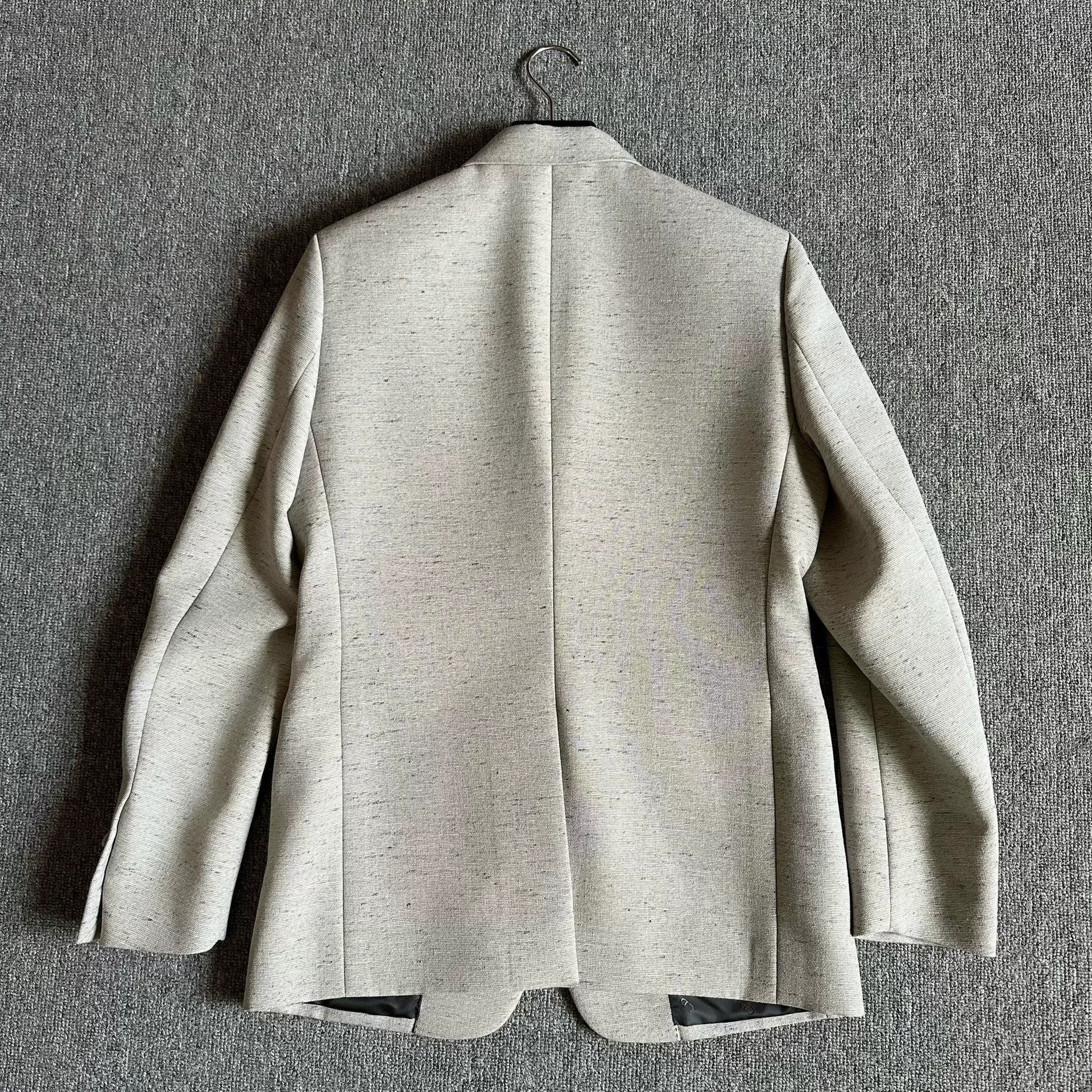 Dior Dior 23SS Gray Wool Snowflake Blazer Size US L / EU 52-54 / 3 - 4 Thumbnail