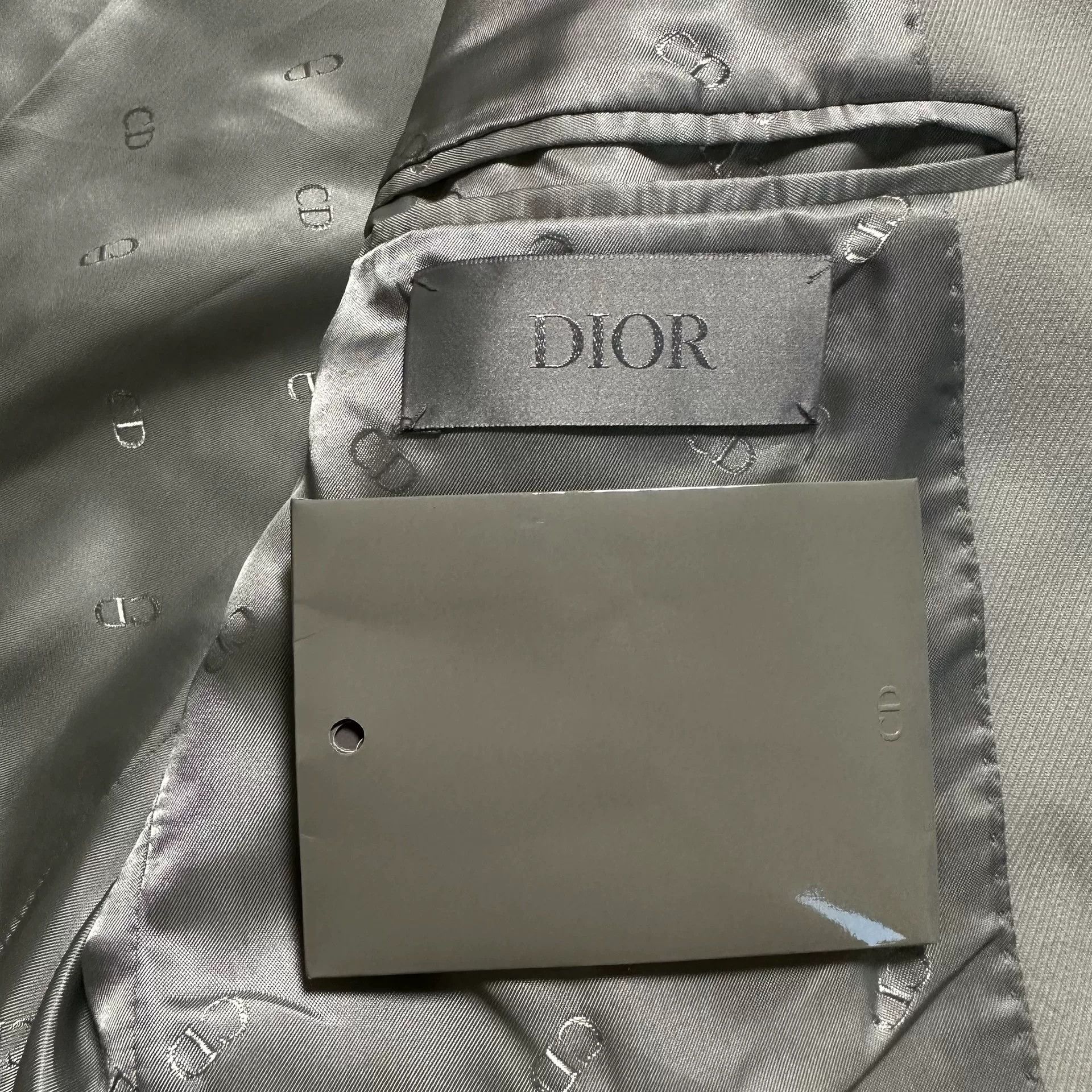 Dior Dior Glacier Silver Wool Blazer Size US L / EU 52-54 / 3 - 4 Thumbnail
