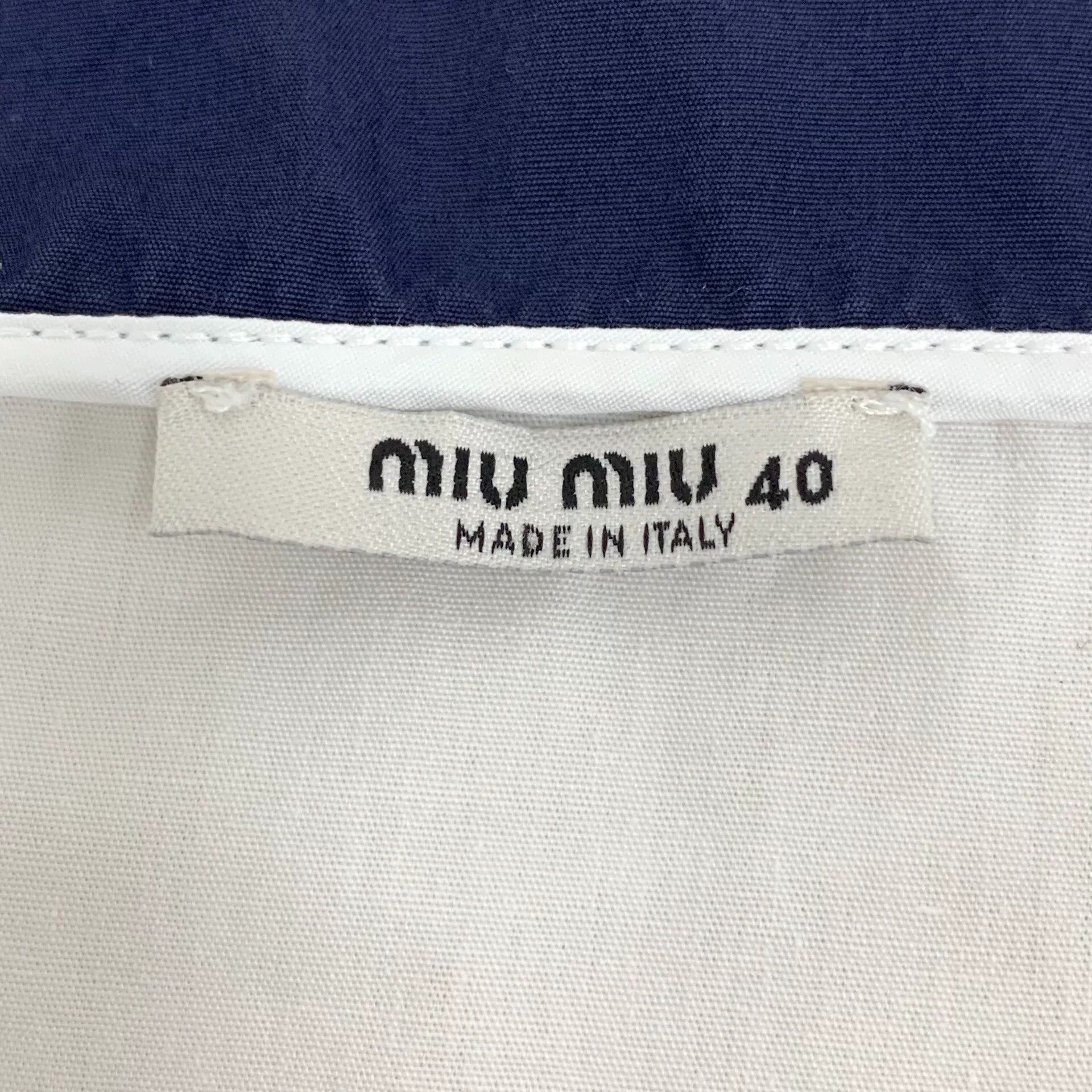 Miu Miu Miu Miu White Cotton Sailor Dress Size M Size M / US 6-8 / IT 42-44 - 6 Thumbnail