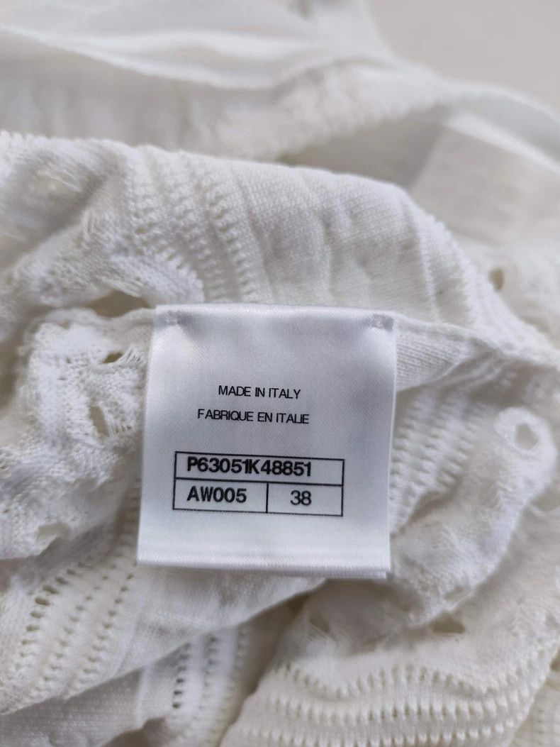 Chanel Chanel White Knit Sleeveless Dress Size US S / EU 44-46 / 1 - 4 Thumbnail