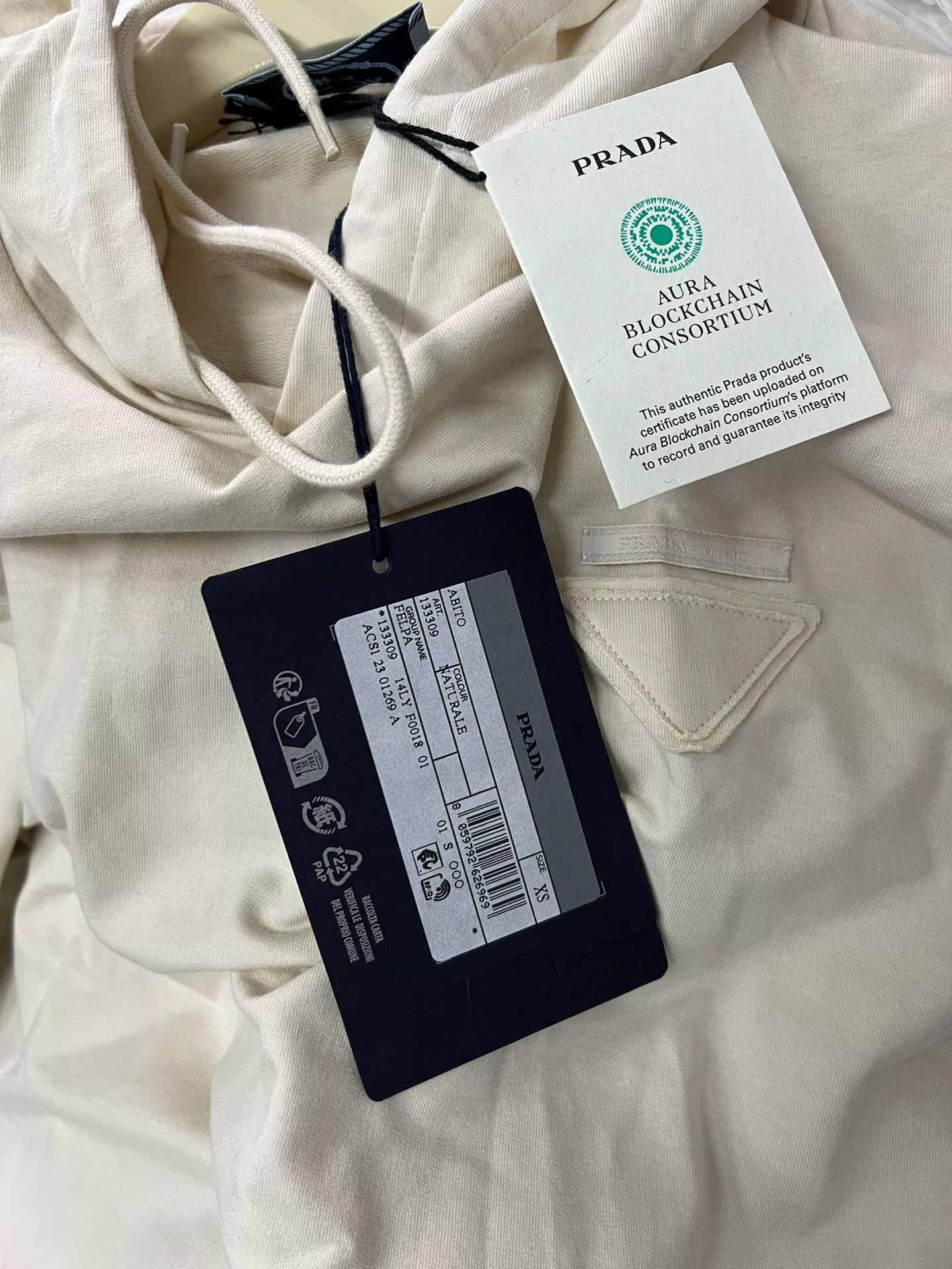 Prada Prada SS24 Logo Hooded Long Dress Size US 34 / EU 50 - 5 Thumbnail