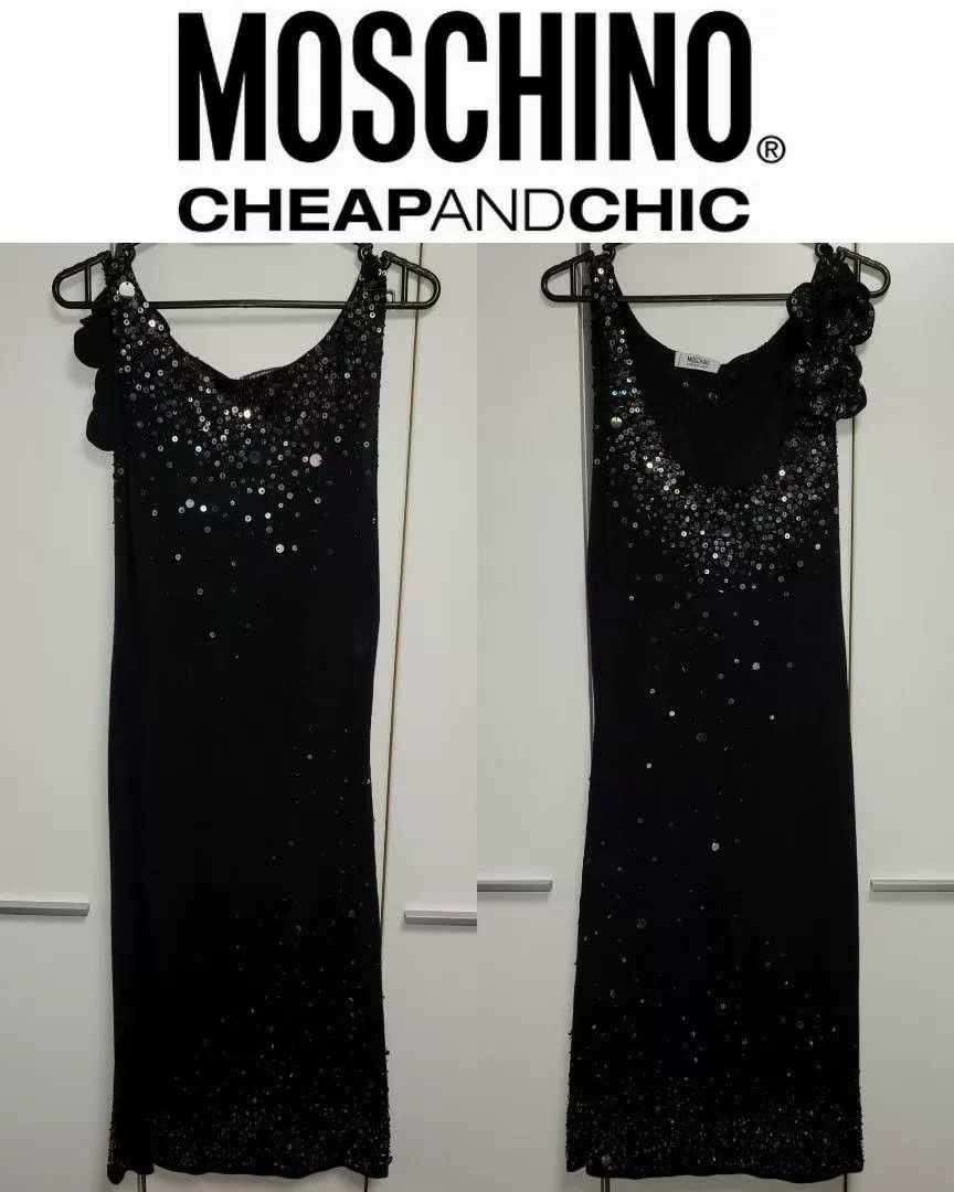 Moschino moschino beaded silk dress with flowers Size M / US 6-8 / IT 42-44 - 9 Thumbnail