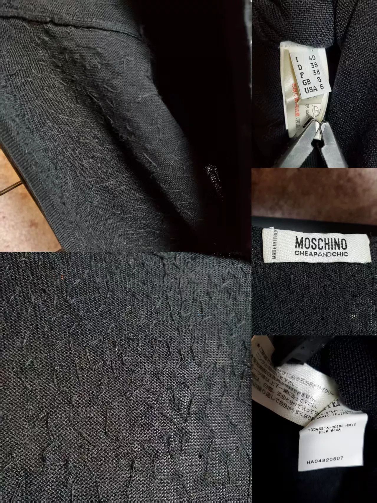 Moschino moschino beaded silk dress with flowers Size M / US 6-8 / IT 42-44 - 8 Thumbnail