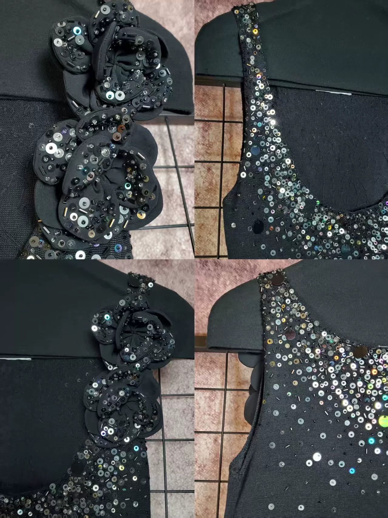 Moschino moschino beaded silk dress with flowers Size M / US 6-8 / IT 42-44 - 6 Thumbnail