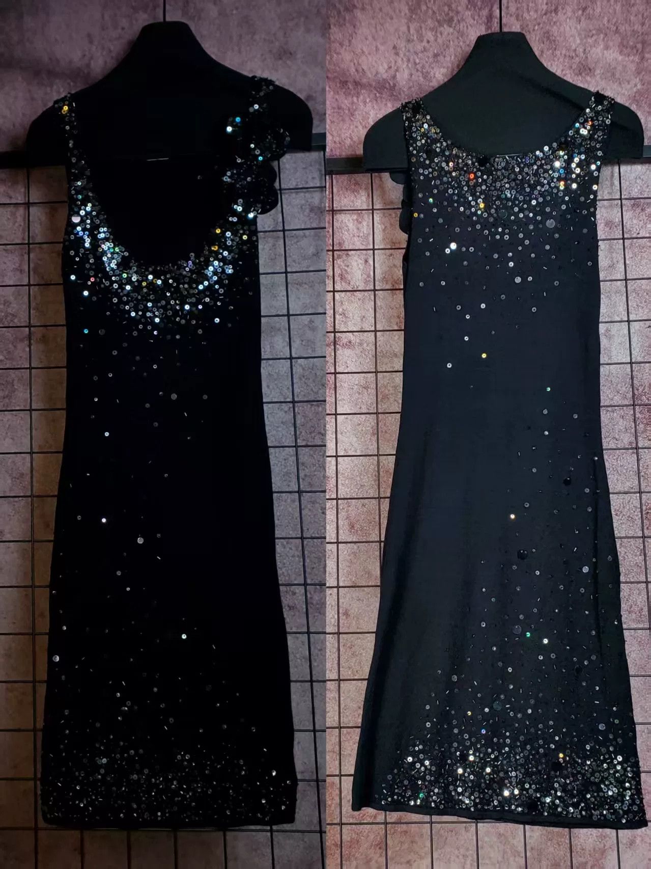 Moschino moschino beaded silk dress with flowers Size M / US 6-8 / IT 42-44 - 2 Thumbnail