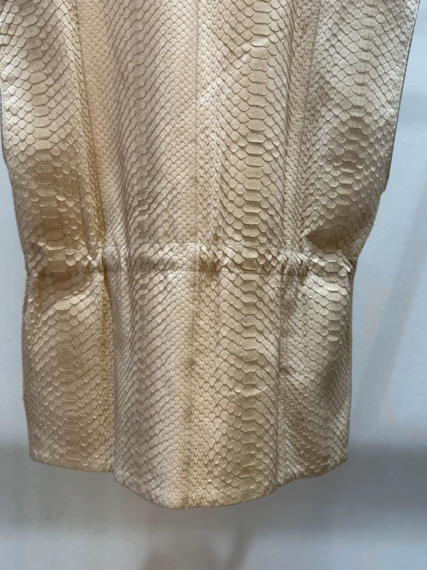 Brunello Cucinelli Brunello Cucinelli Beige Snake Print Vest Size US M / EU 48-50 / 2 - 7 Thumbnail