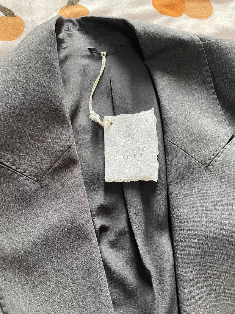 Brunello Cucinelli Brunello Cucinelli Wool Blazer with Scarf Size M / US 6-8 / IT 42-44 - 8 Thumbnail