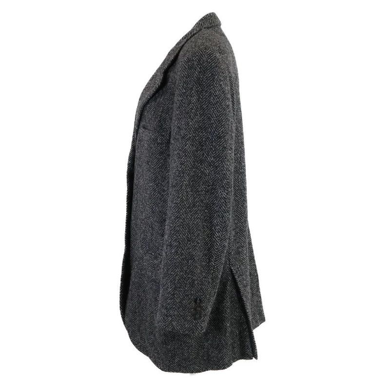 Maison Margiela Hermes Margiela Herringbone Cashmere Coat Size US M / EU 48-50 / 2 - 2 Thumbnail