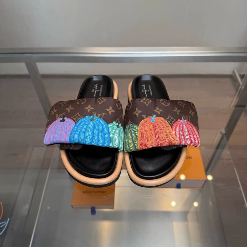 Louis Vuitton Louis Vuitton Kusama Pumpkin Slides Size US 9.5 / EU 42-43 - 6 Thumbnail