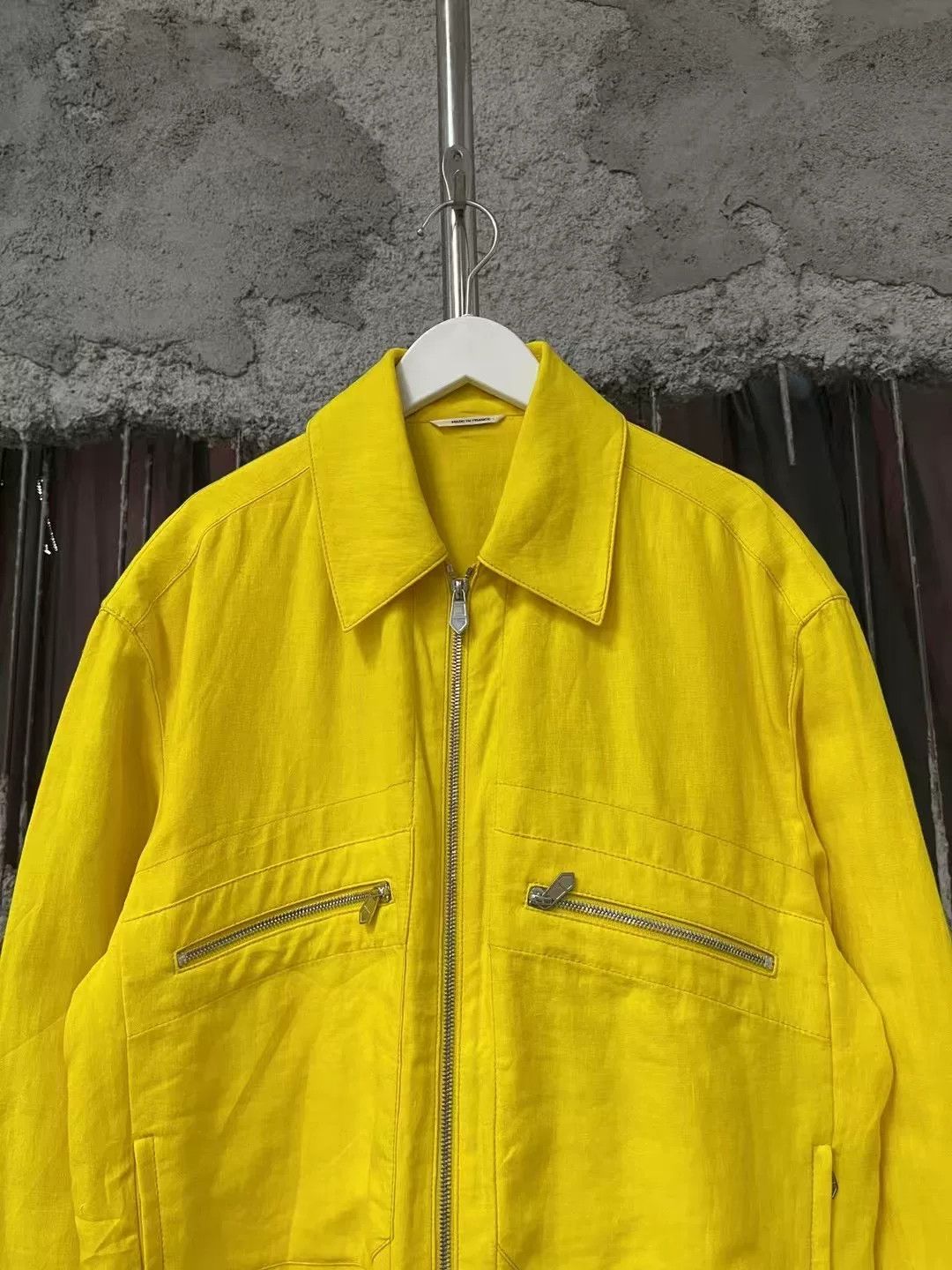 Hermes Hermes Yellow Zip Jacket Outerwear Size US M / EU 48-50 / 2 - 3 Thumbnail