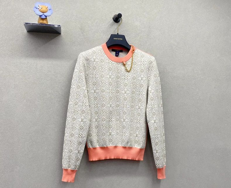 Louis Vuitton LV Gray Logo Print Crewneck Sweatshirt Size US XS / EU 42 / 0 - 3 Thumbnail