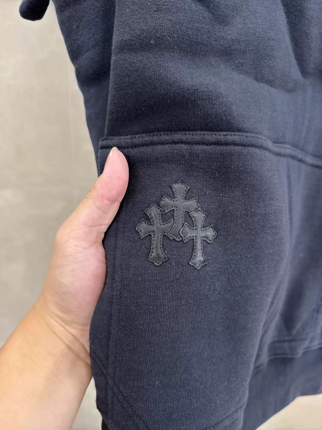 Chrome Hearts Chrome Hearts Cross Patchwork Short Sleeve Sweatshirt Size US L / EU 52-54 / 3 - 4 Thumbnail