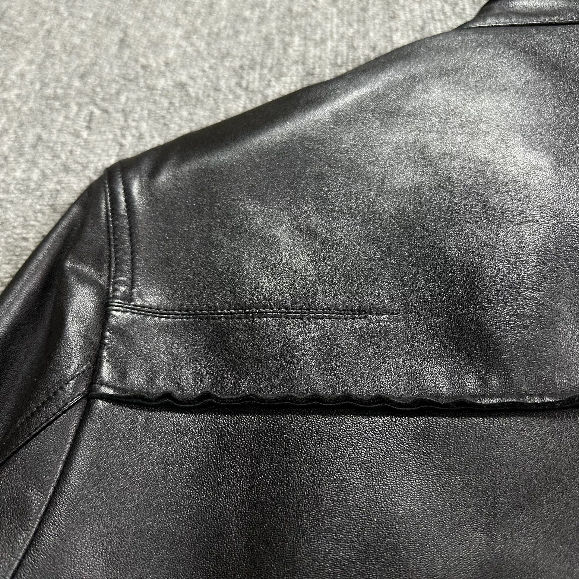 Dior Dior Homme Leather Biker Jacket Black Size US M / EU 48-50 / 2 - 6 Thumbnail