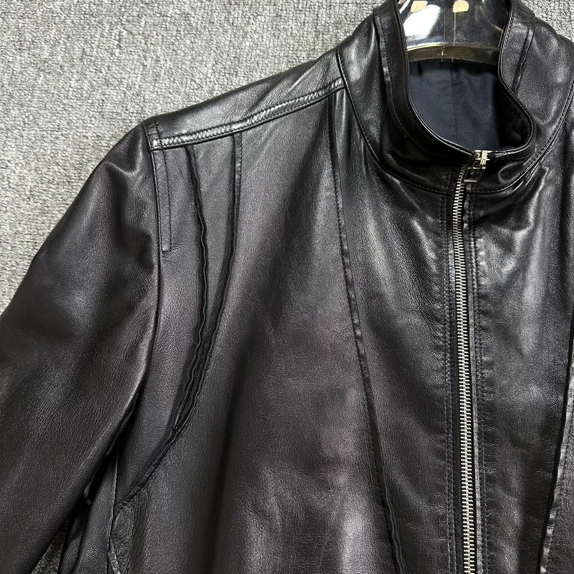 Dior Dior Homme Leather Biker Jacket Black Size US M / EU 48-50 / 2 - 4 Thumbnail