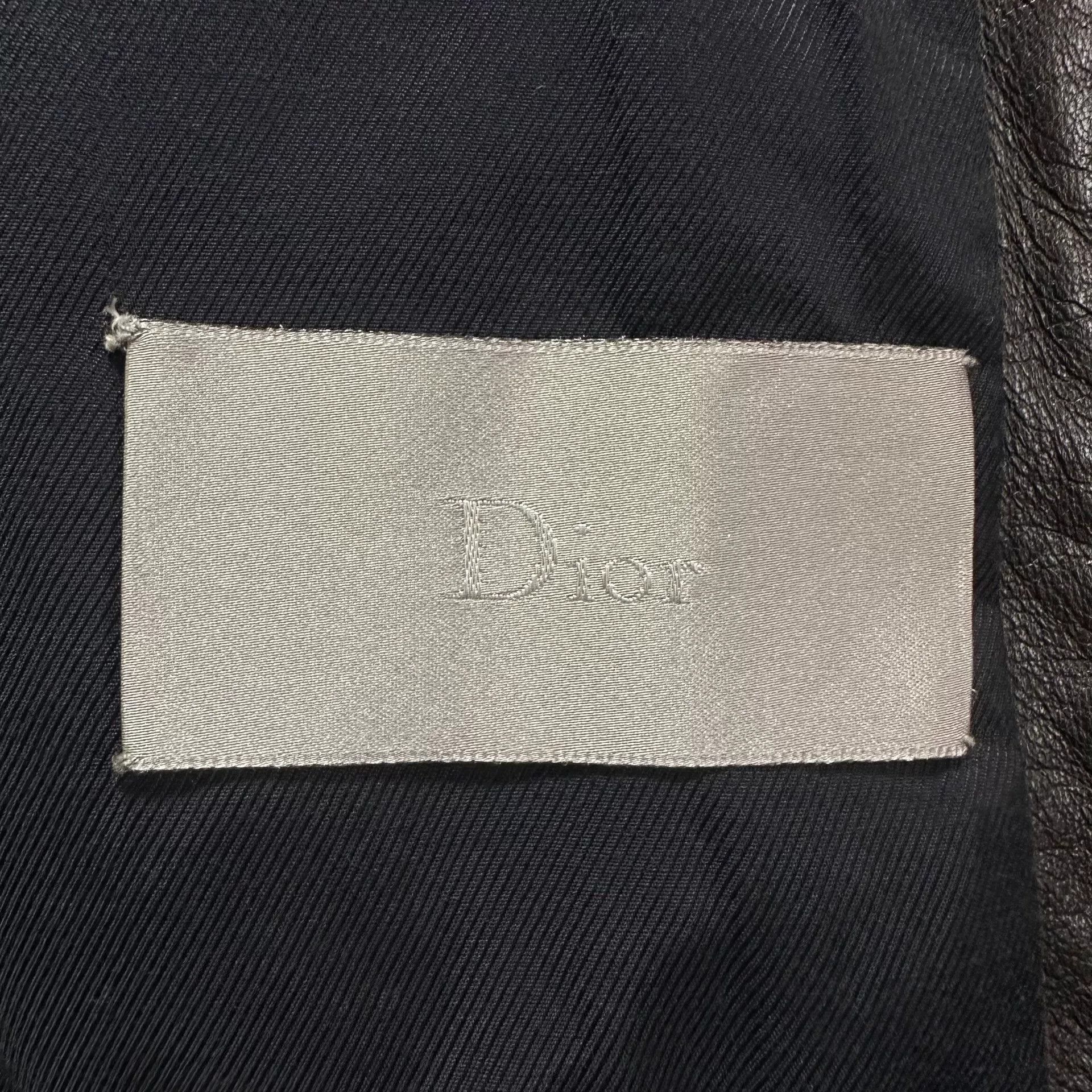 Dior Dior Homme Leather Biker Jacket Black Size US M / EU 48-50 / 2 - 7 Thumbnail