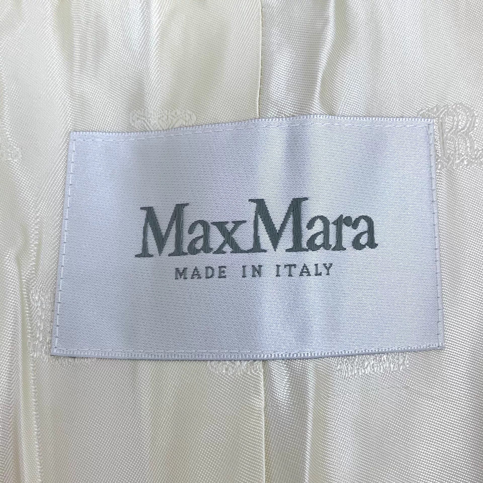 Max Mara maxmara cream wool double-breasted coat Size US S / EU 44-46 / 1 - 5 Thumbnail
