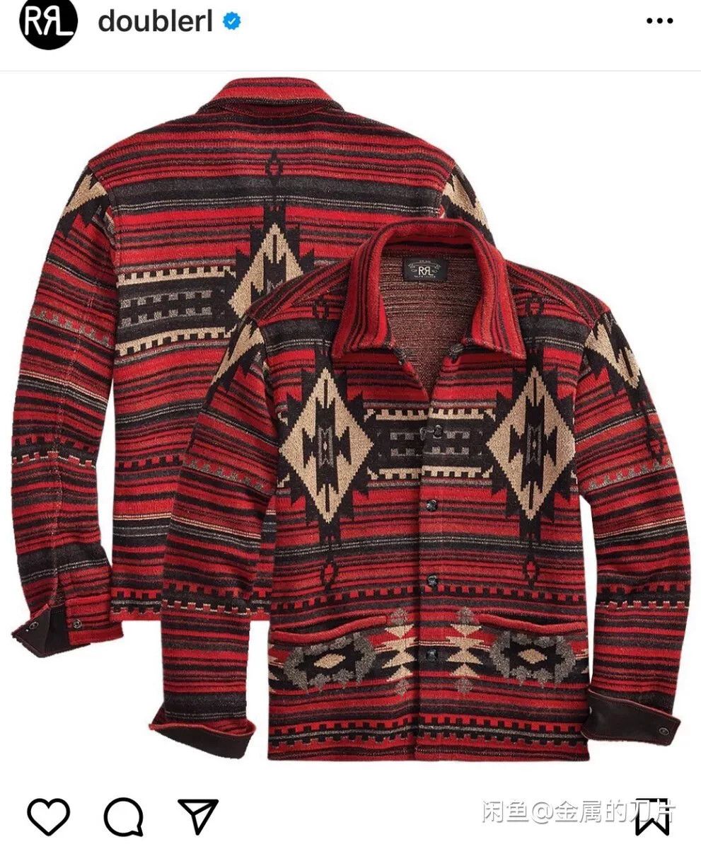 RRL Ralph Lauren RRL Southwest Wool Shirt Size US M / EU 48-50 / 2 - 2 Thumbnail