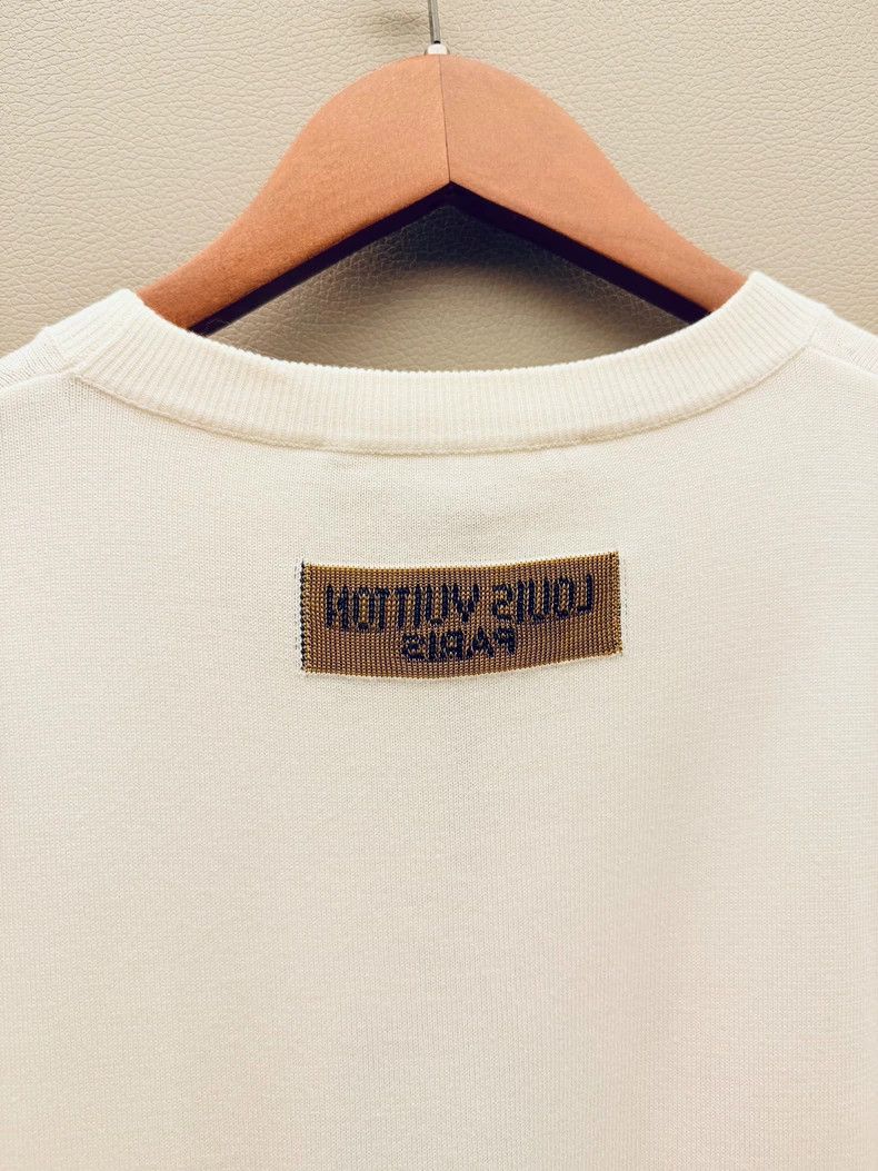 Louis Vuitton Louis Vuitton SS24 Embroidered Logo T-Shirt Size US M / EU 48-50 / 2 - 7 Thumbnail