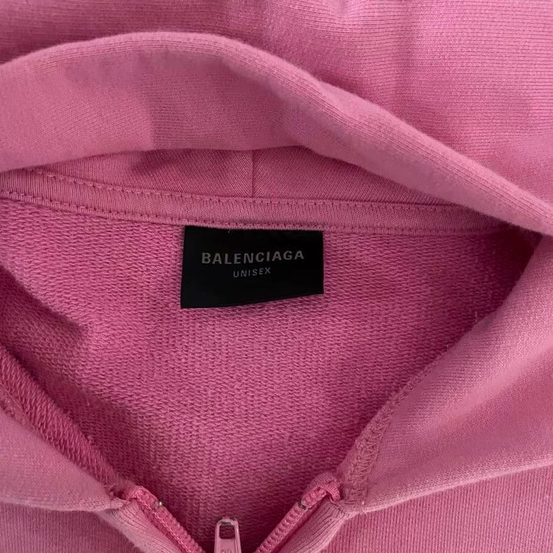 Balenciaga Pink Horse Zip Hoodie
