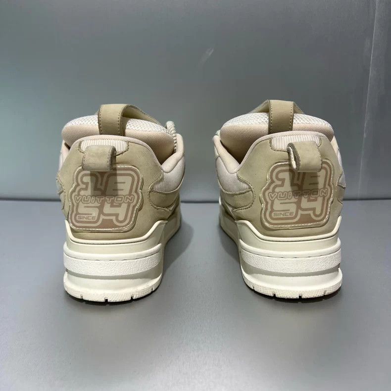 Louis Vuitton Louis Vuitton Skate White Brown Sneakers Size US 9 / EU 42 - 5 Thumbnail