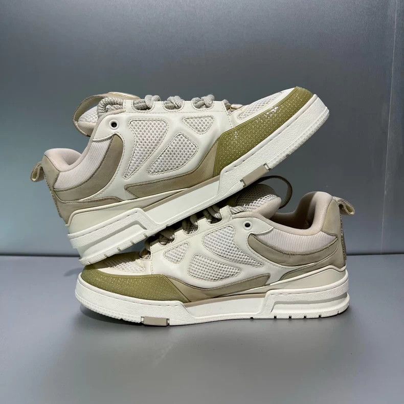 Louis Vuitton Louis Vuitton Skate White Brown Sneakers Size US 9 / EU 42 - 4 Thumbnail
