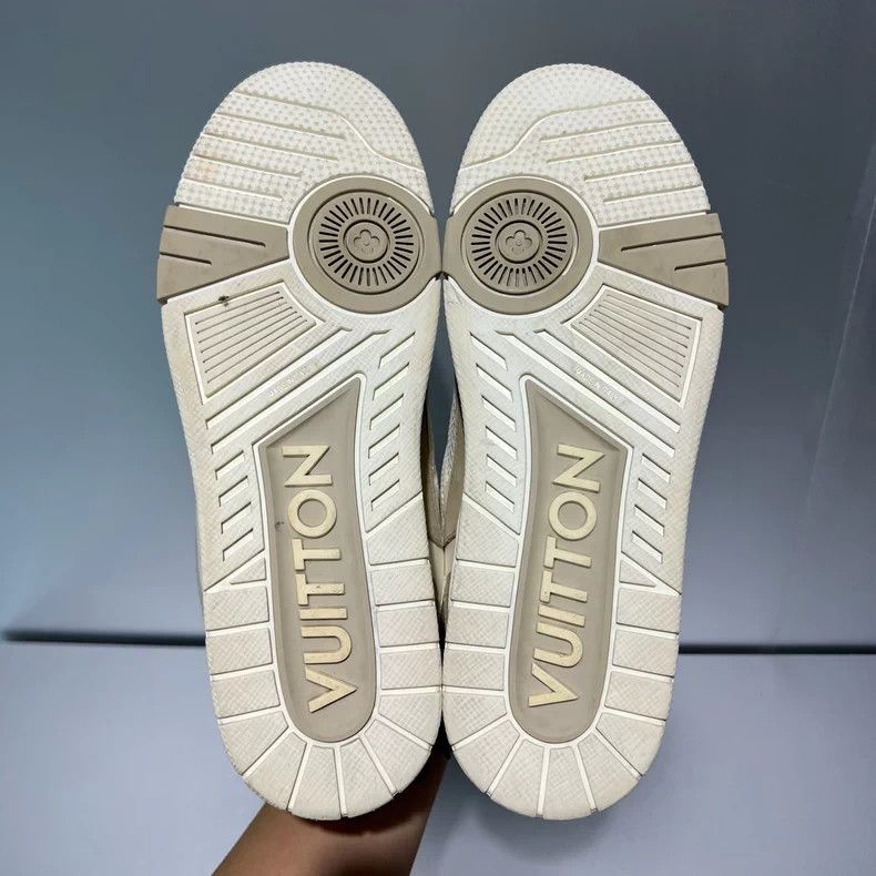Louis Vuitton Louis Vuitton Skate White Brown Sneakers Size US 9 / EU 42 - 7 Thumbnail