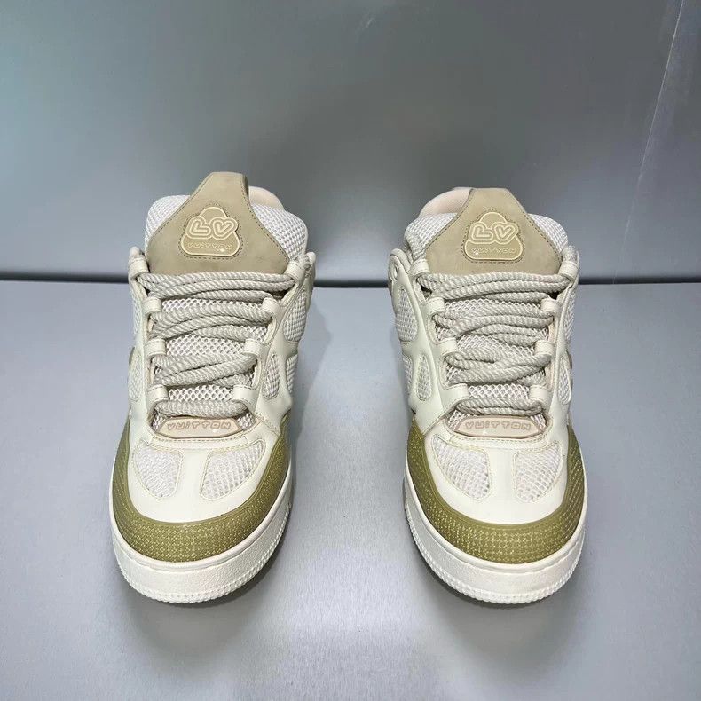 Louis Vuitton Louis Vuitton Skate White Brown Sneakers Size US 9 / EU 42 - 2 Thumbnail