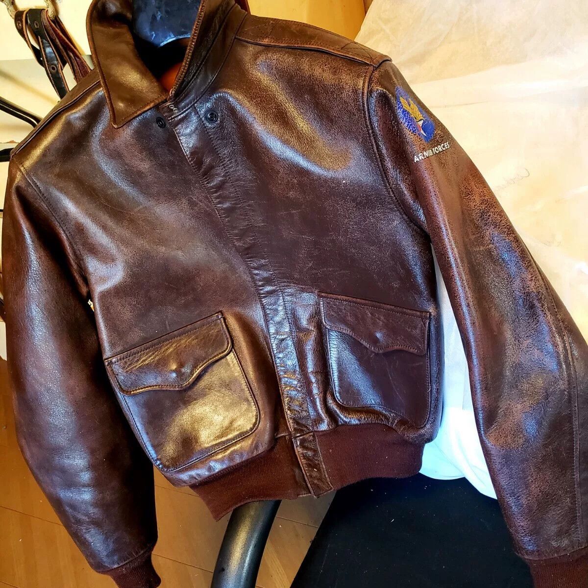 The Real McCoy's the real mccoy's a2 leather jacket size 38 Size US M / EU 48-50 / 2 - 3 Thumbnail