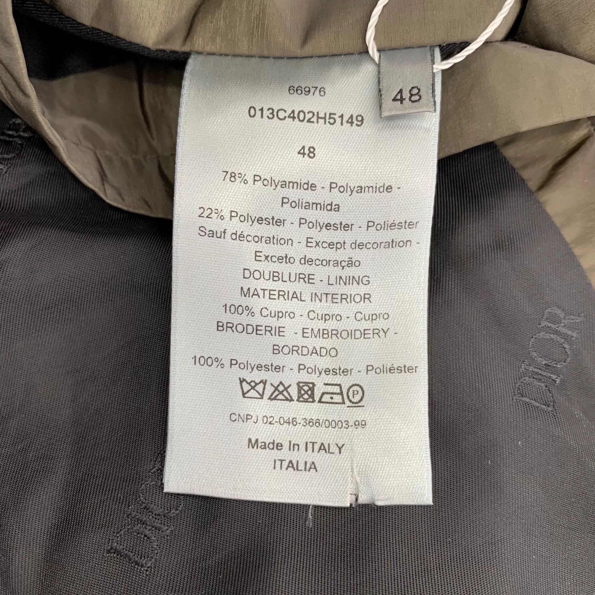 Dior Dior Brown Logo Embroidered Hooded Jacket Size US M / EU 48-50 / 2 - 6 Thumbnail