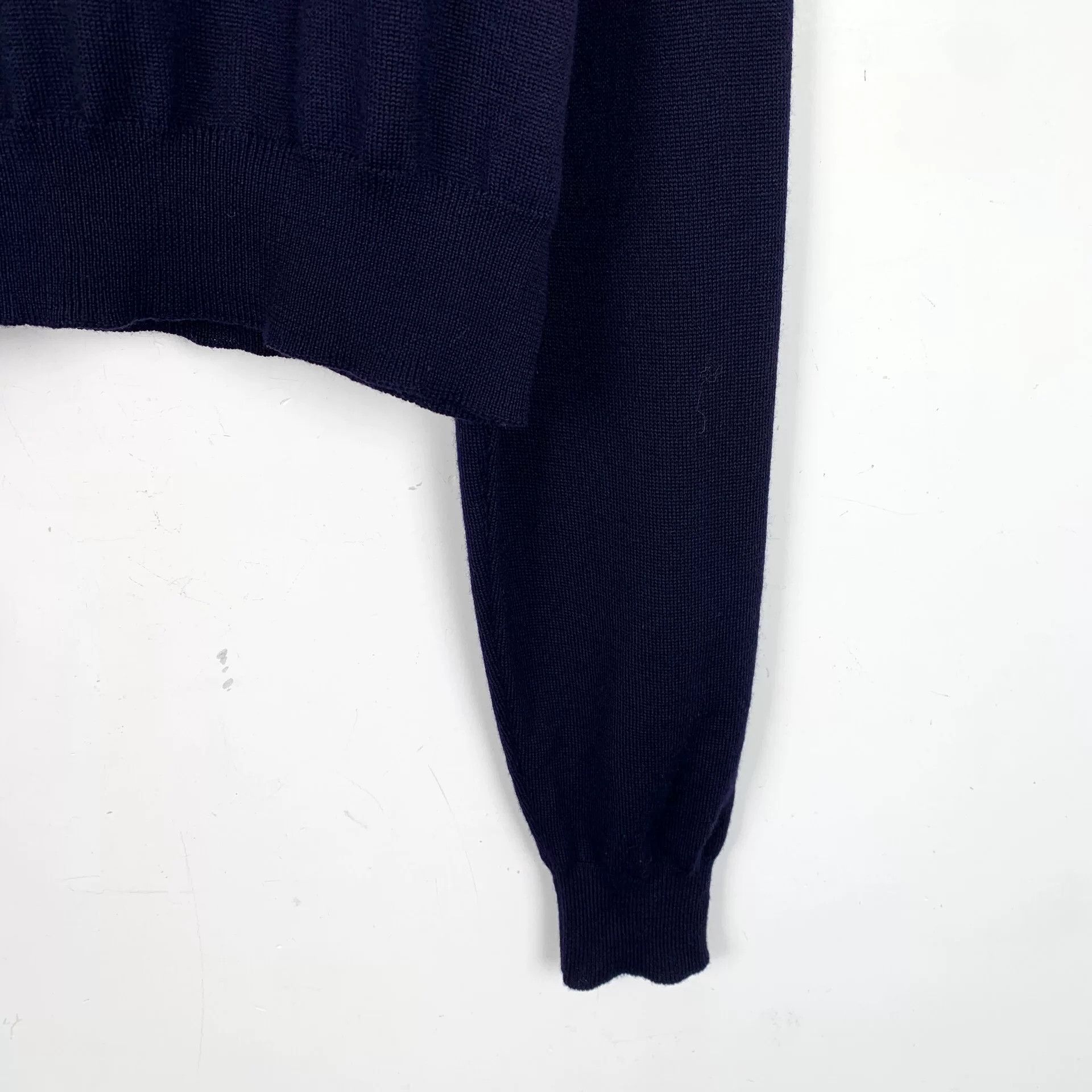 Miu Miu miu miu navy logo knit sweater Size US S / EU 44-46 / 1 - 4 Thumbnail