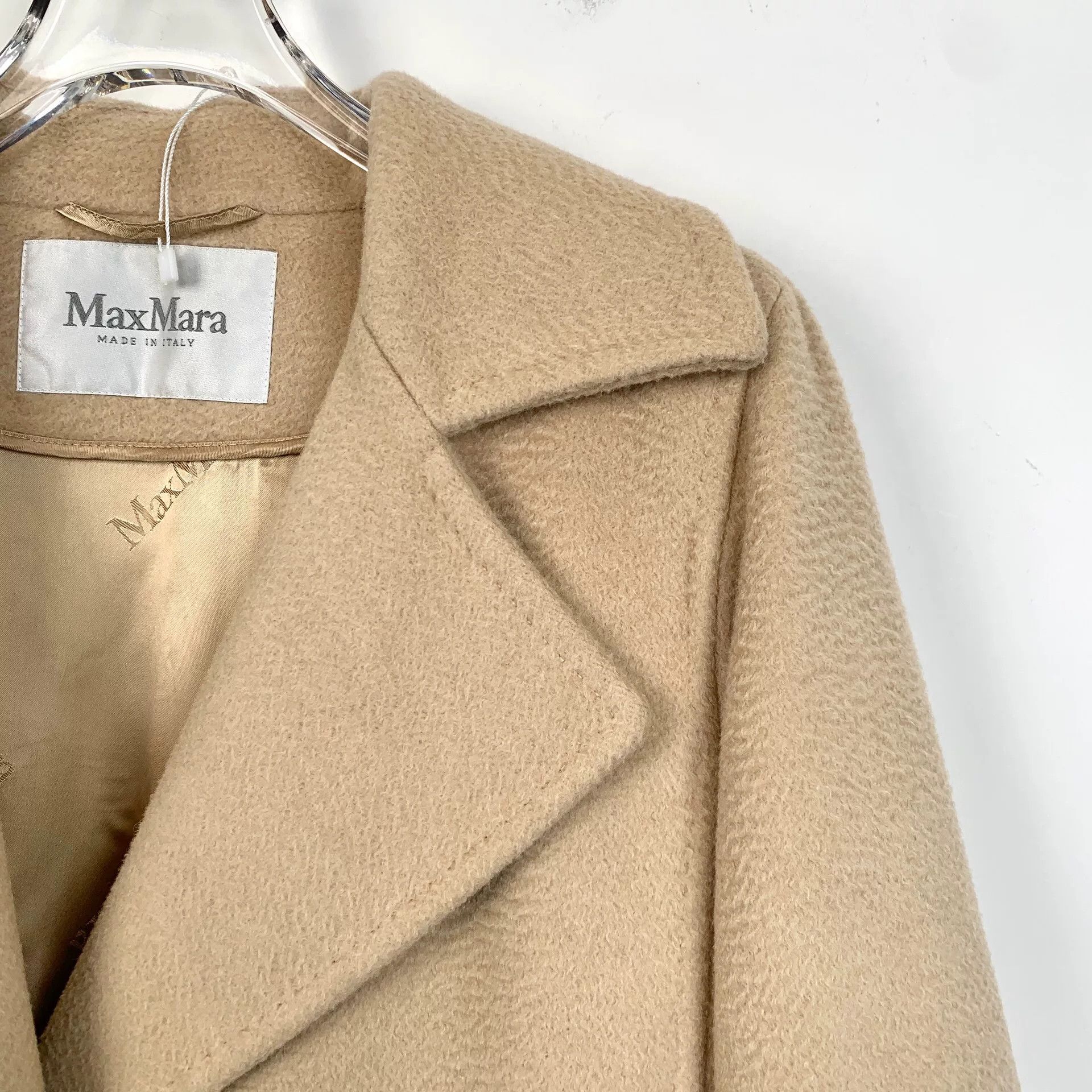 Max Mara camel wool belted coat by maxmara Size US XXS / EU 40 - 3 Thumbnail