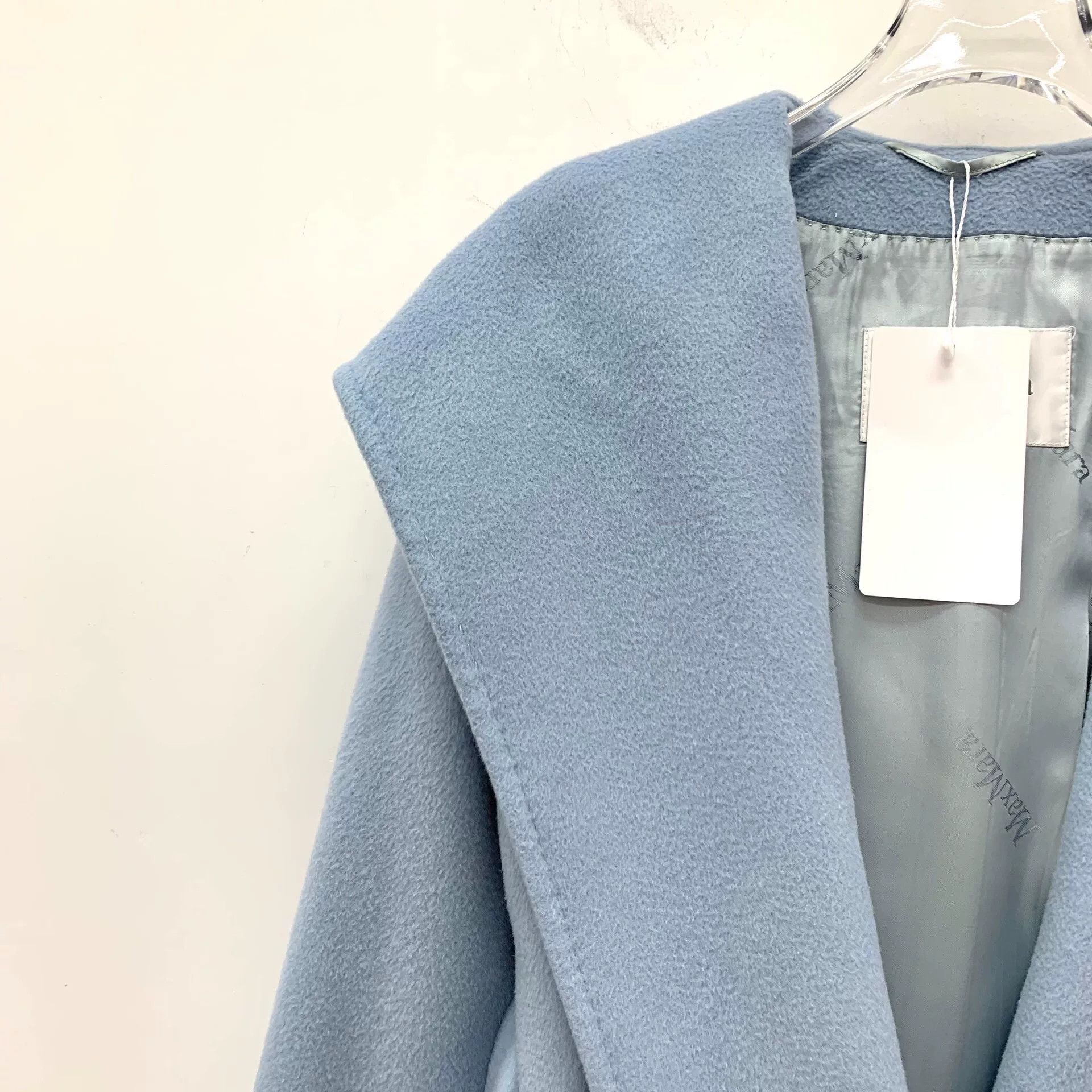 Max Mara maxmara blue hooded long sleeve coat Size US XXS / EU 40 - 3 Thumbnail