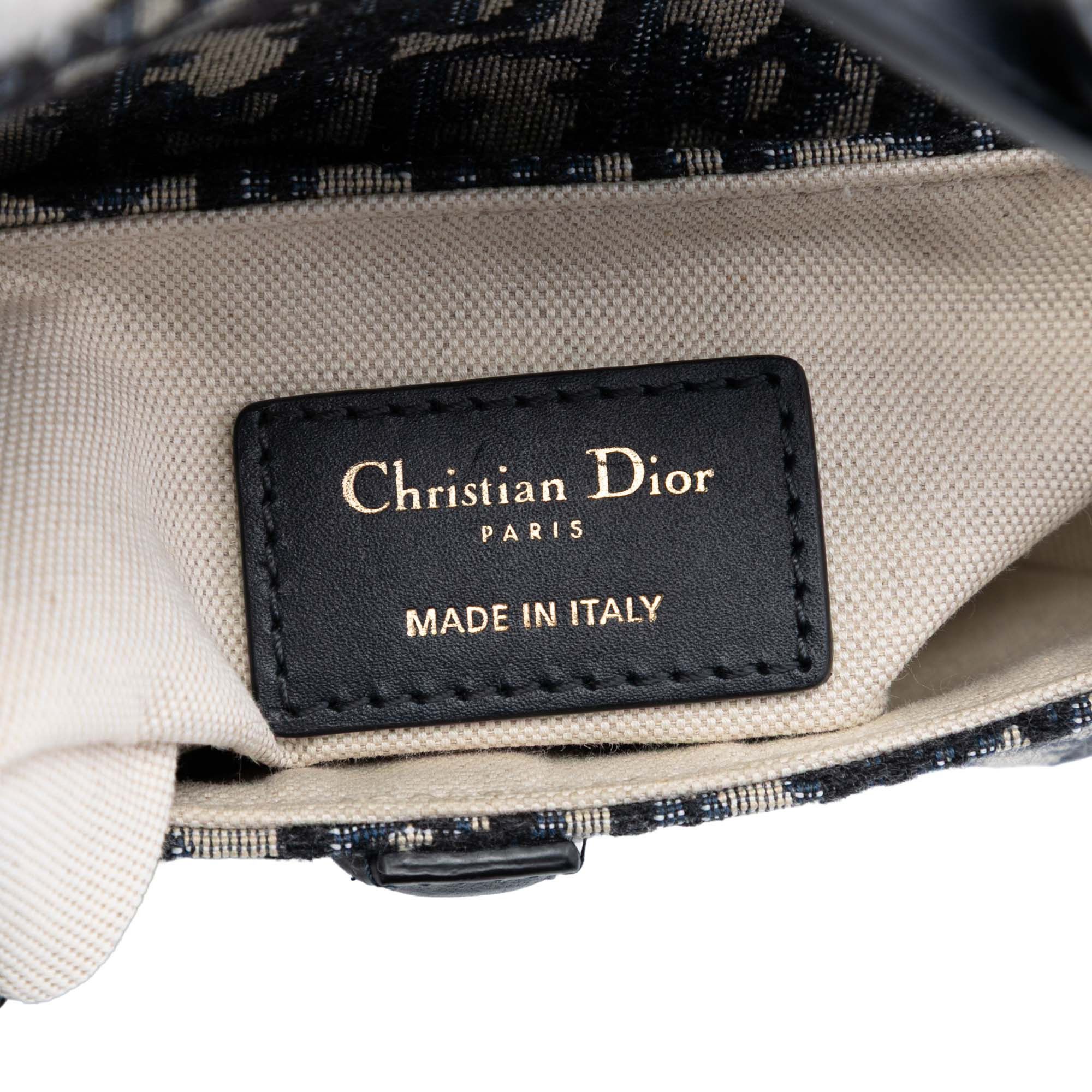 Dior Dior Mini Oblique Canvas Saddle Bag Size ONE SIZE - 5 Thumbnail