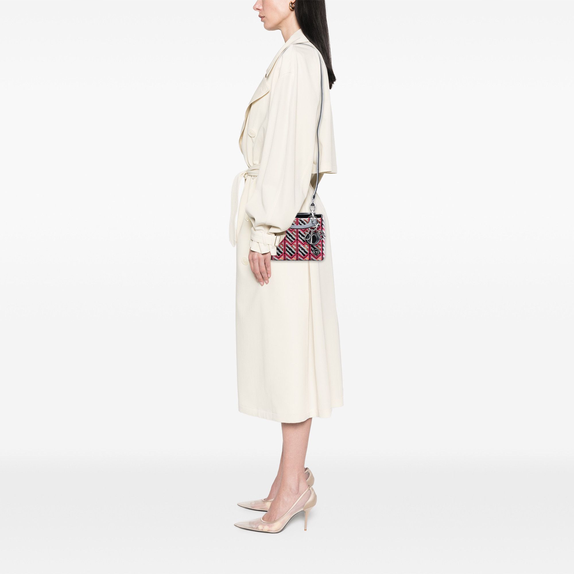 Dior Dior Mini Patent Sequined Lady Dior Size ONE SIZE - 7 Thumbnail