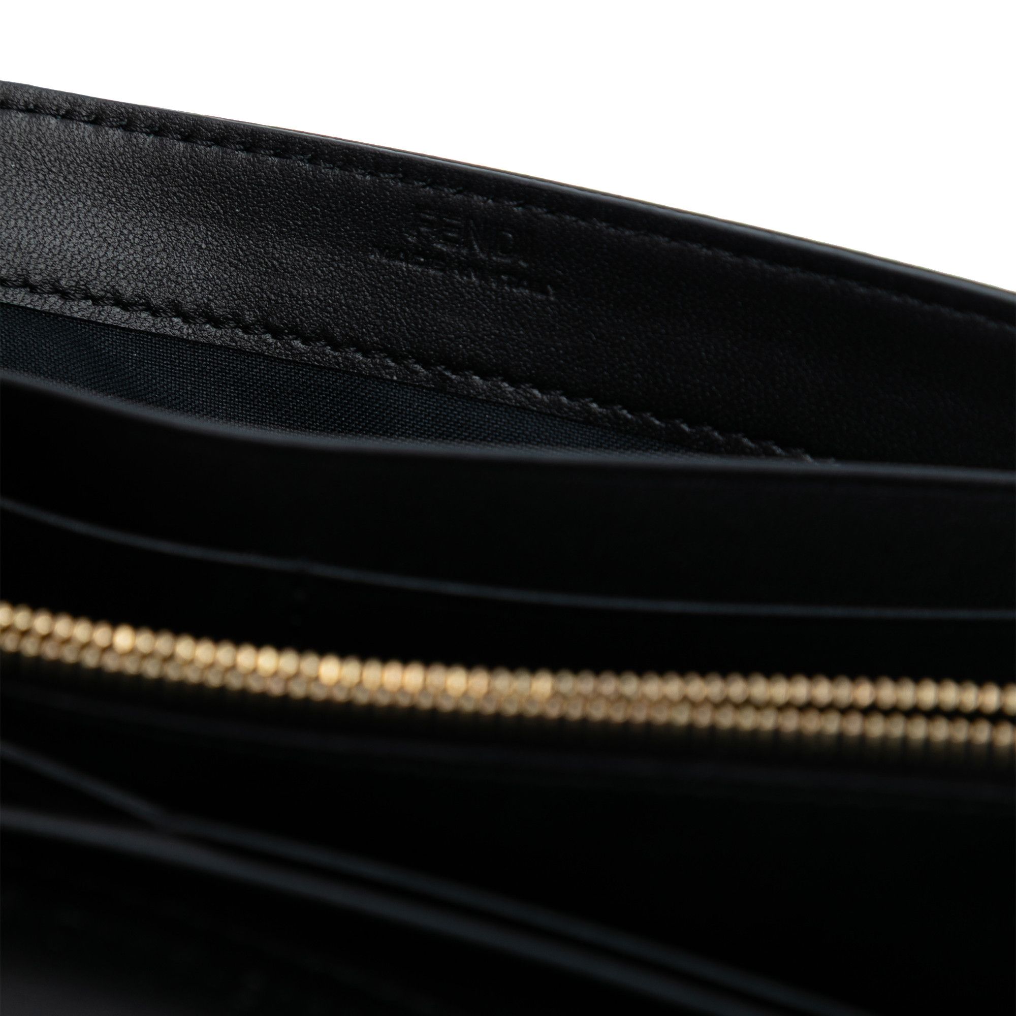 Fendi Fendi Zucca Embossed Nappa Baguette Continental Wallet With Chain Size ONE SIZE - 5 Thumbnail