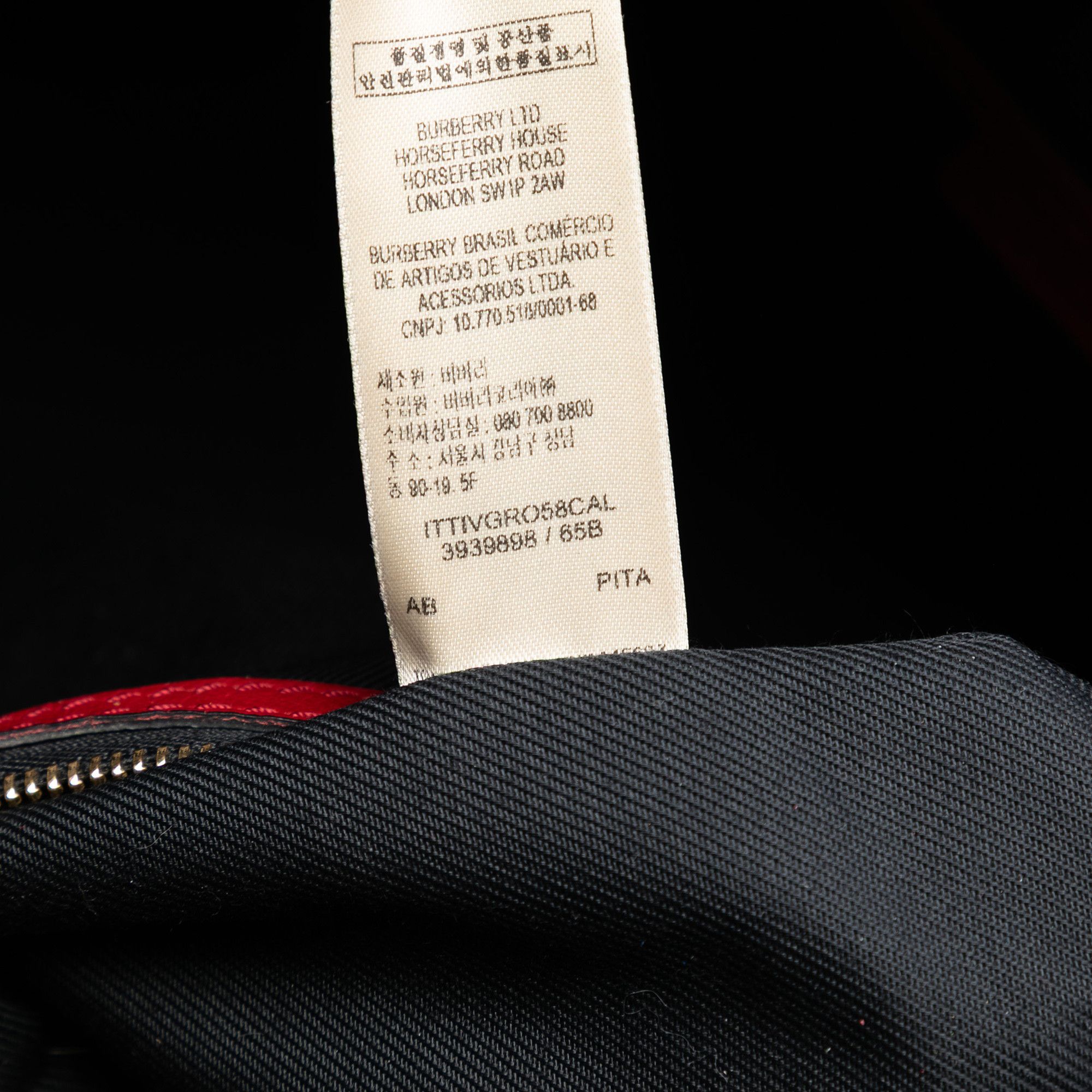 Burberry Burberry Small Haymarket Check Canvas and Leather Canterbury Tote Size ONE SIZE - 5 Thumbnail