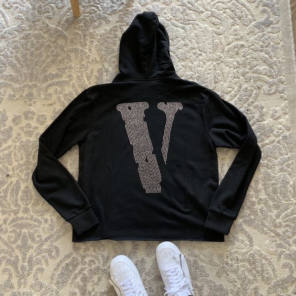 Vlone Vlone Rhinestone Friends Hoodie | Grailed