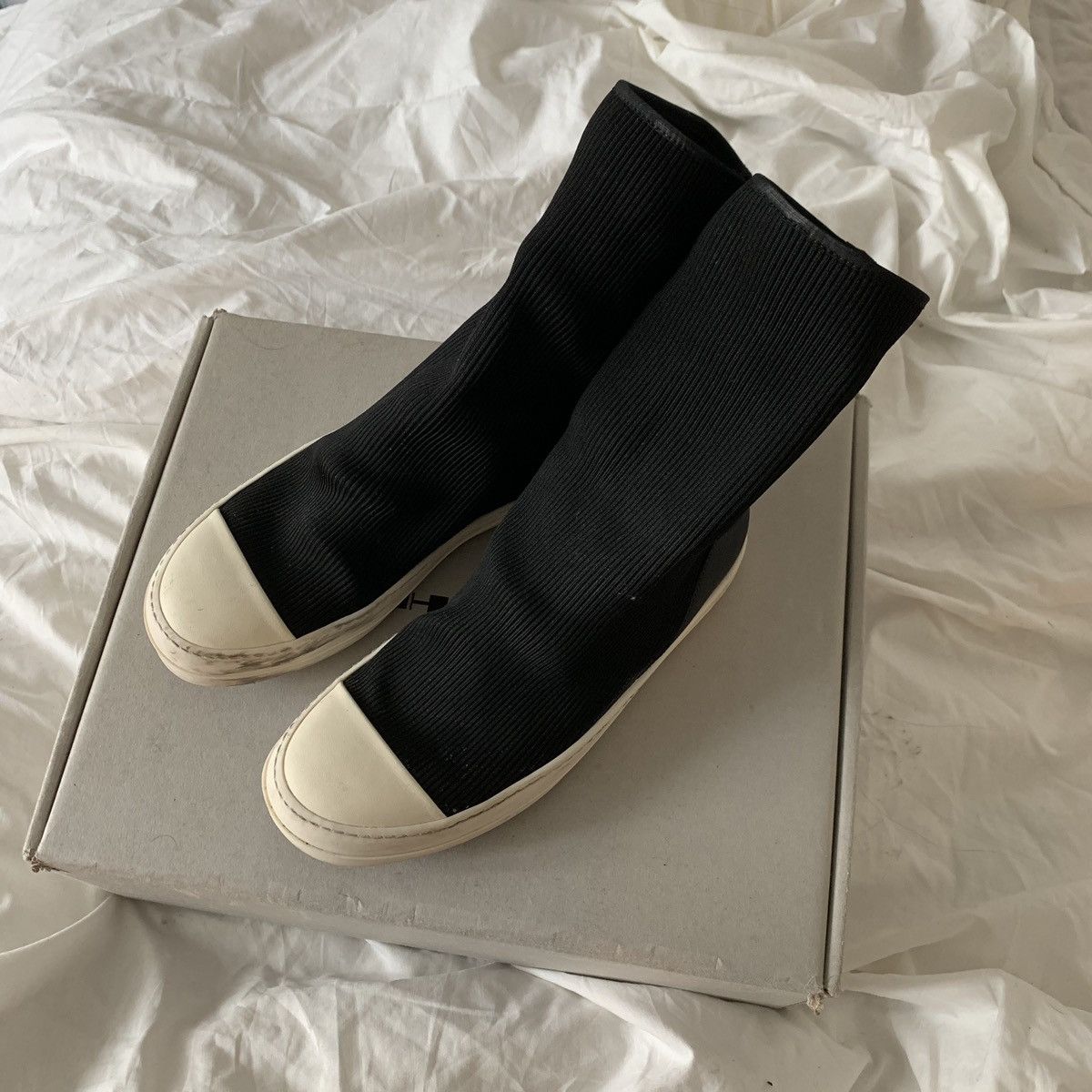 Rick Owens Drkshdw Rick Owens DRKSHDW SOCK Ramones Size US 7 / EU 40 - 2 Thumbnail