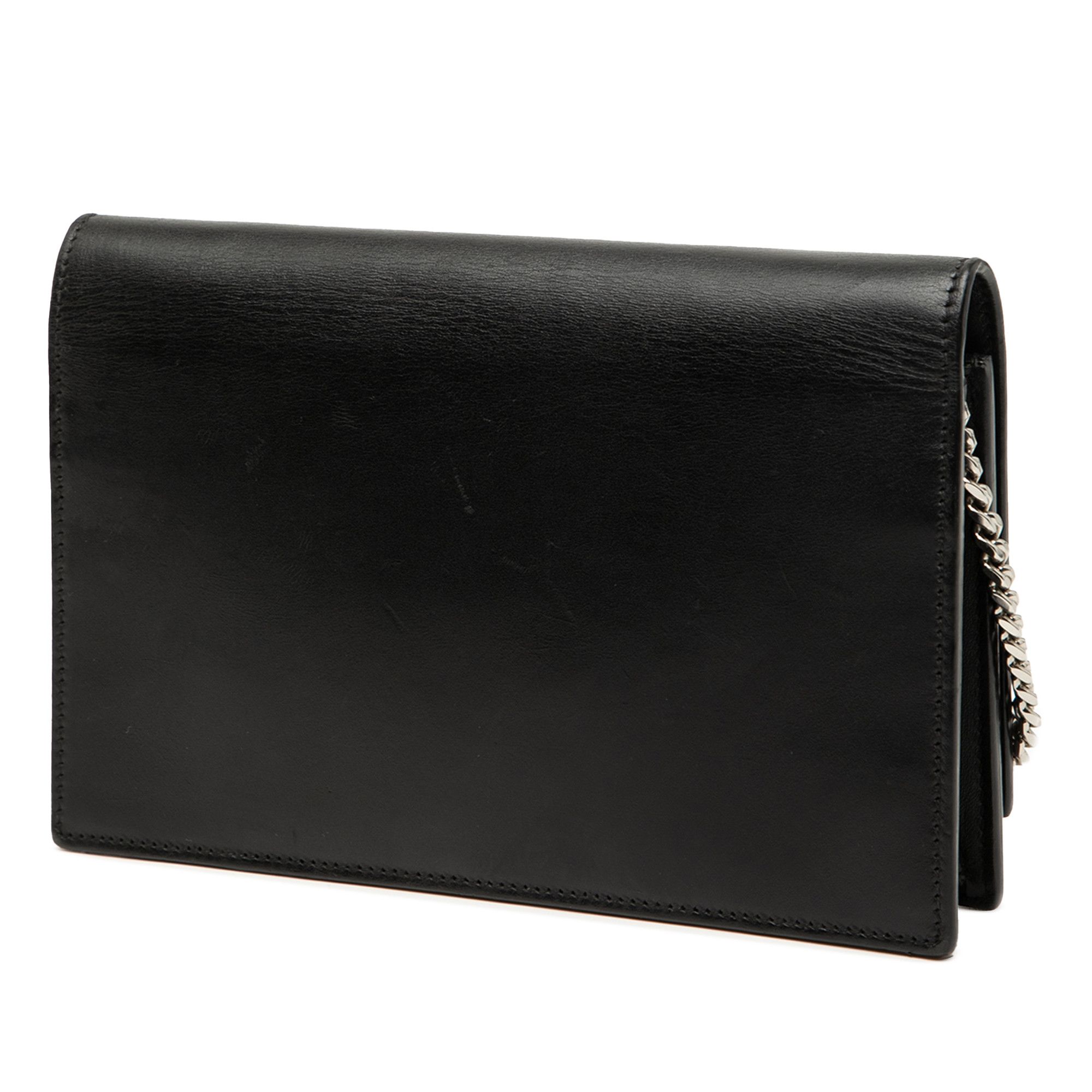 Yves Saint Laurent Yves Saint Laurent Calfskin Cloud Star Applique Classic Monogram Kate Tassel Wallet on Chain Size ONE SIZE - 2 Thumbnail