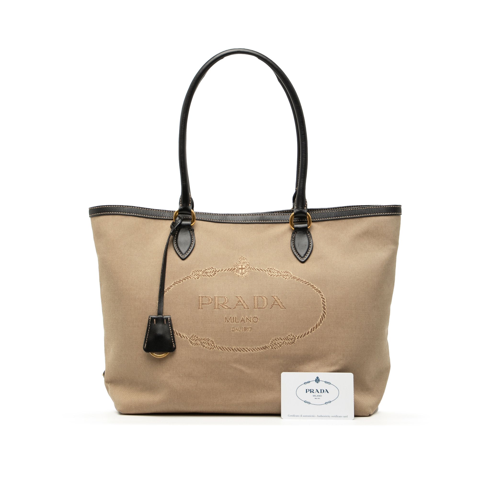 Prada Prada Canvas Canapa Logo Tote Size ONE SIZE - 8 Thumbnail