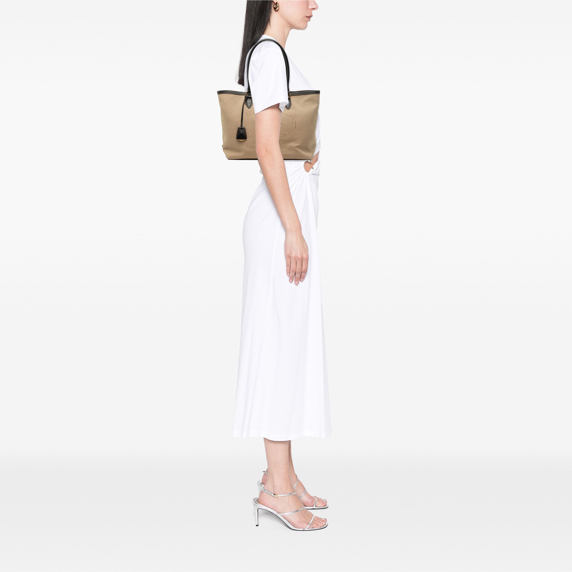 Prada Prada Canvas Canapa Logo Tote Size ONE SIZE - 7 Thumbnail