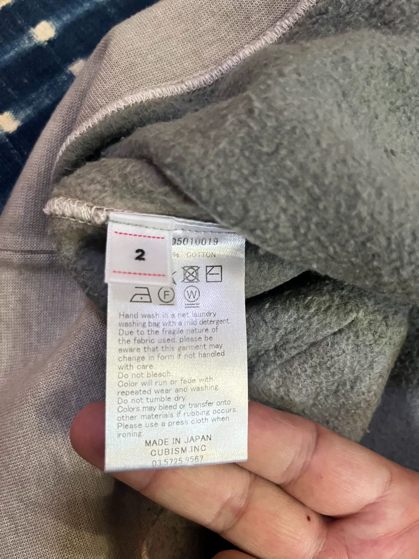 Visvim visvim oversized gray tie-dye hoodie Size US M / EU 48-50 / 2 - 5 Thumbnail