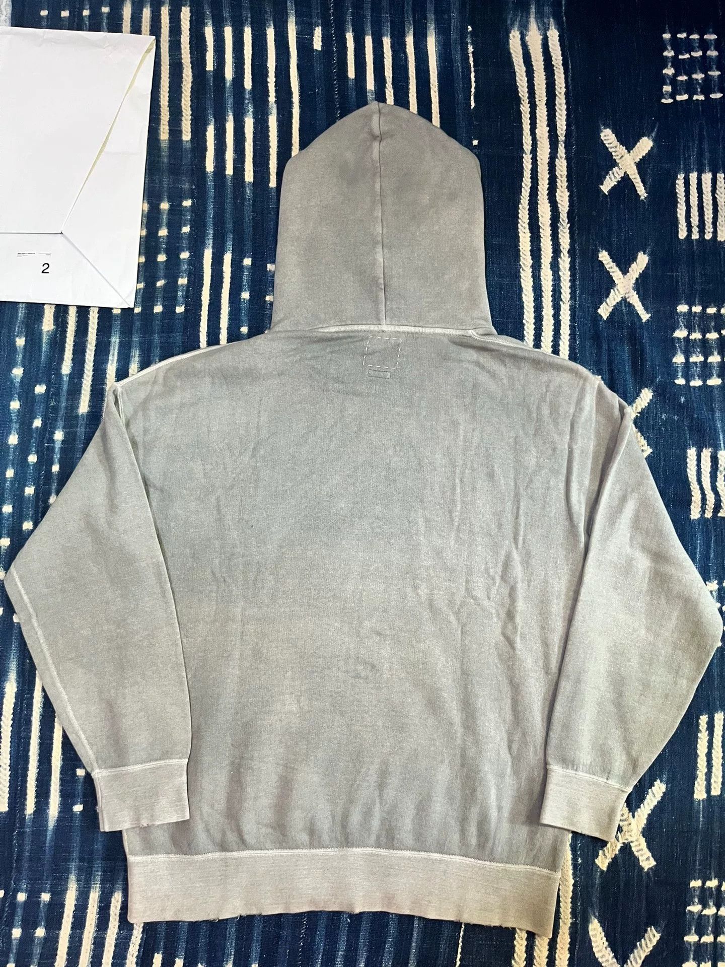 Visvim visvim oversized gray tie-dye hoodie Size US M / EU 48-50 / 2 - 2 Thumbnail