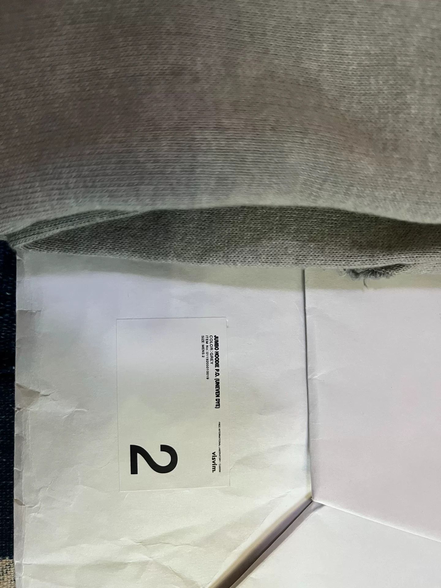 Visvim visvim oversized gray tie-dye hoodie Size US M / EU 48-50 / 2 - 8 Thumbnail