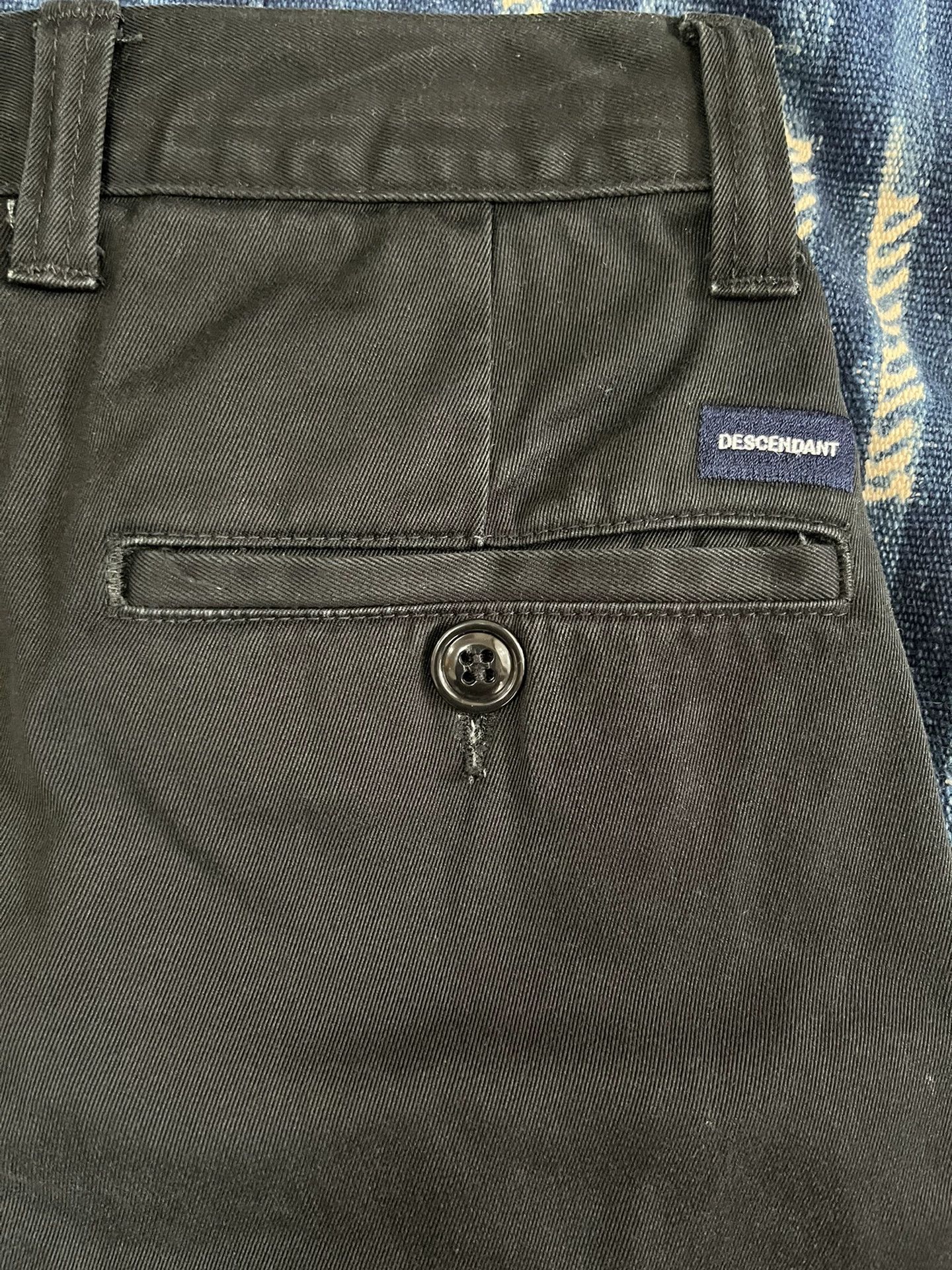 descendant DC-3 twill trousers in black