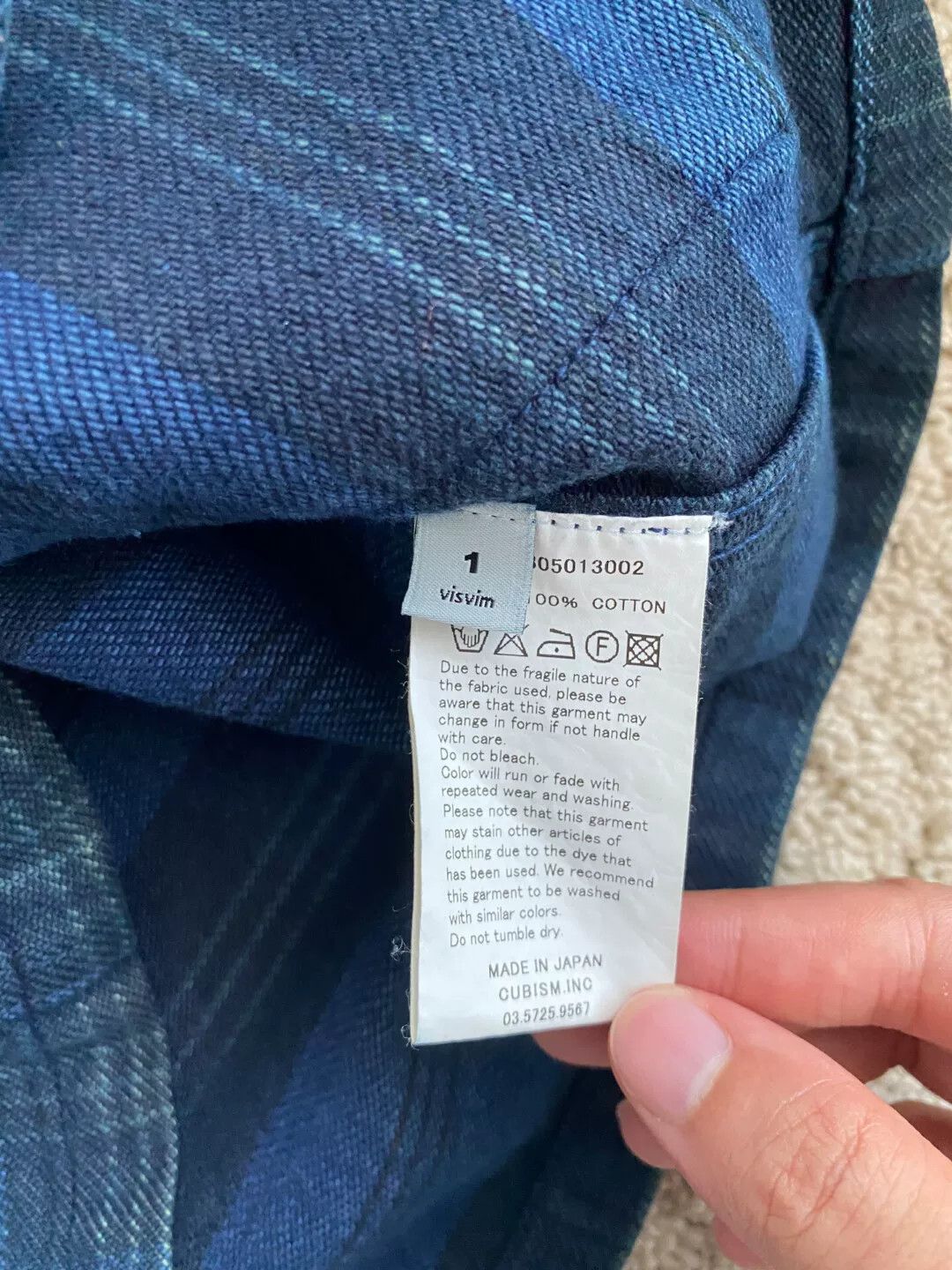Visvim visvim indigo kilgore jacket 13SS Size US S / EU 44-46 / 1 - 4 Thumbnail