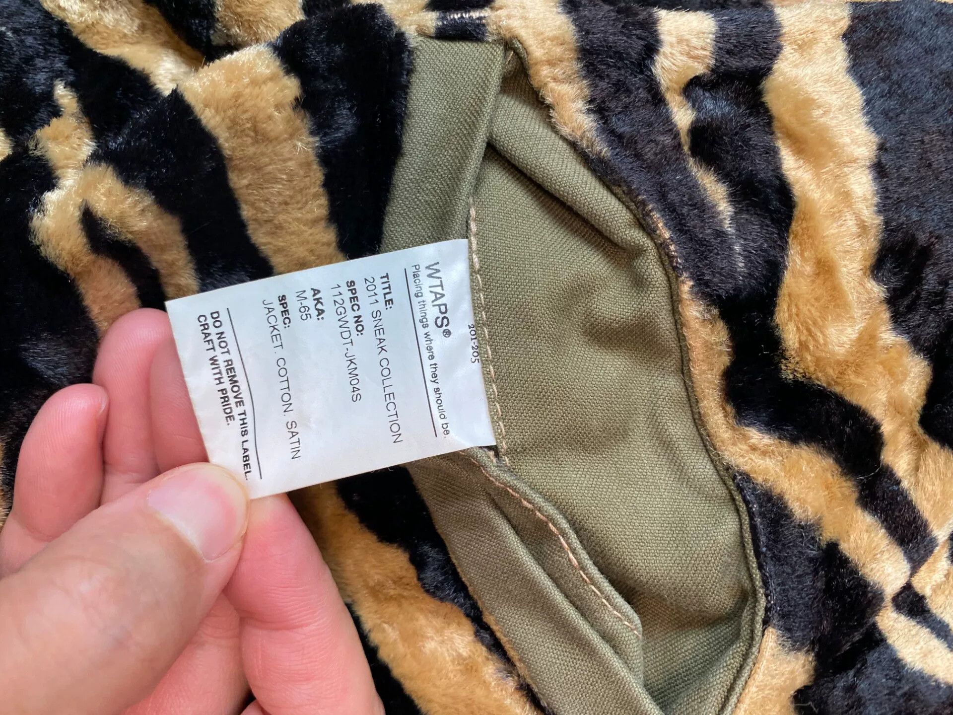 Wtaps WTAPS M65 Military Jacket with Tiger Stripe Lining Size US M / EU 48-50 / 2 - 5 Thumbnail
