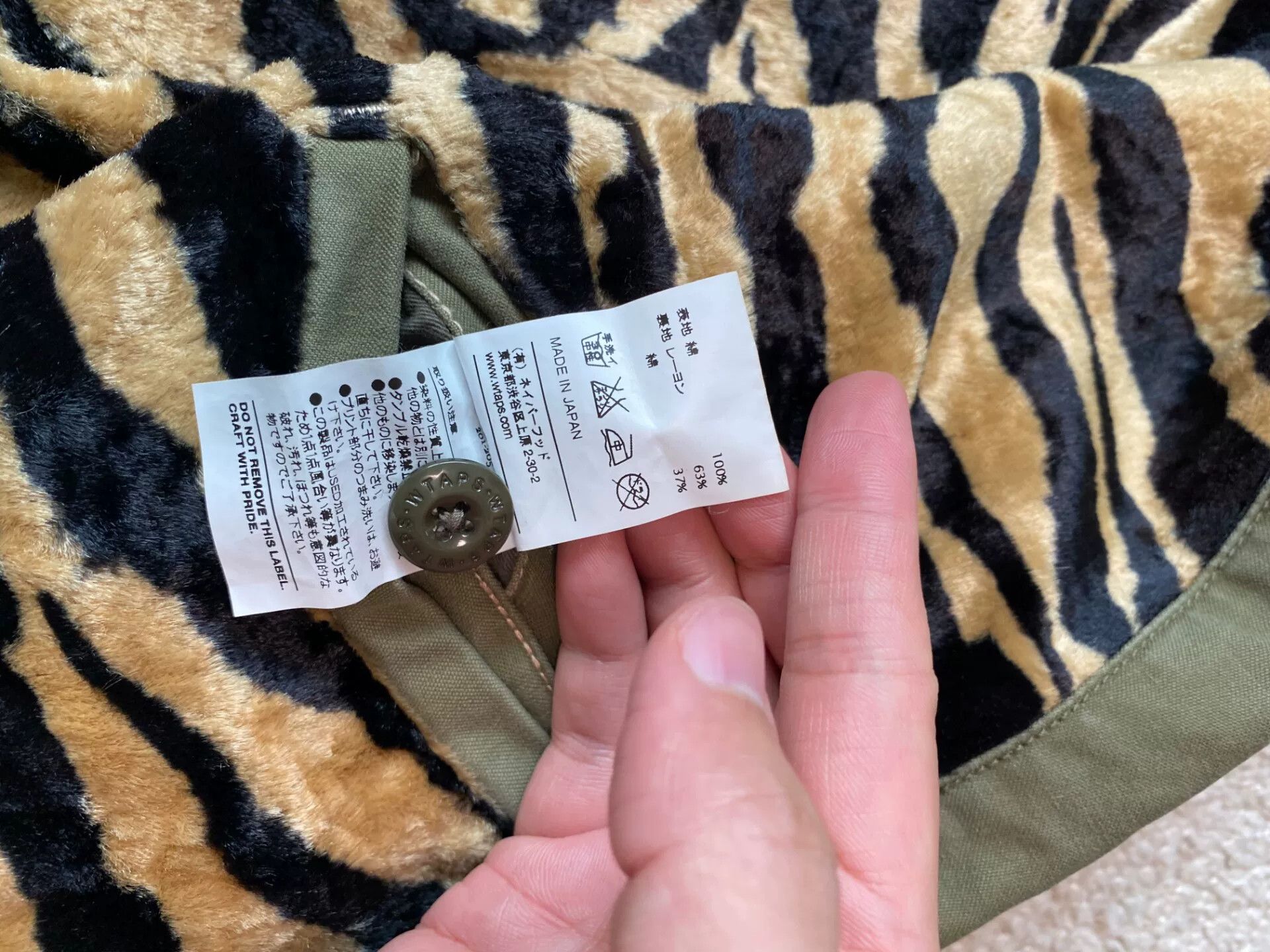 Wtaps WTAPS M65 Military Jacket with Tiger Stripe Lining Size US M / EU 48-50 / 2 - 6 Thumbnail